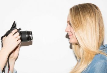 Taking photo of a bride to be for her trial makeup. Wedding day makeup hacks.