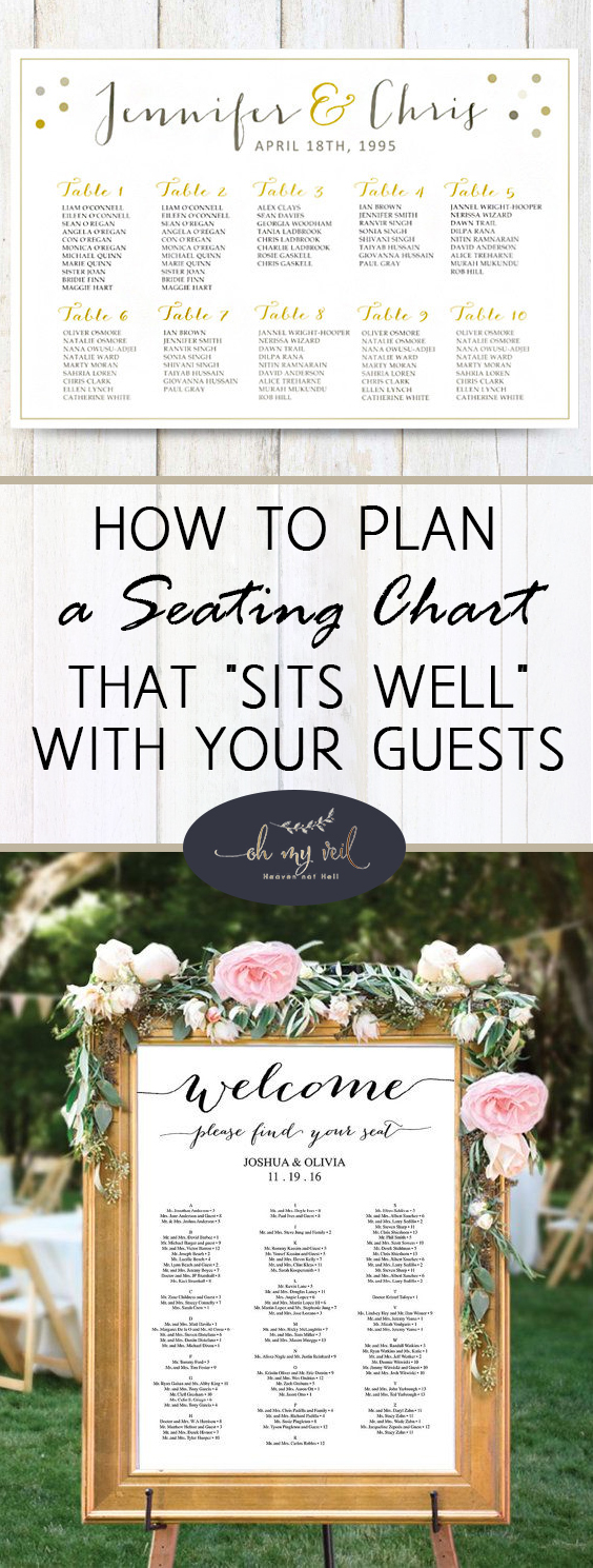 How to Plan a Seating Chart That “Sits Well” With Your Guests| Seating Charts, Wedding Seating Charts, How to Plan a Seating Chart for Your Wedding, Wedding Planning, Wedding Planning Tips and Tricks, How to Plan a Wedding, Dream Wedding