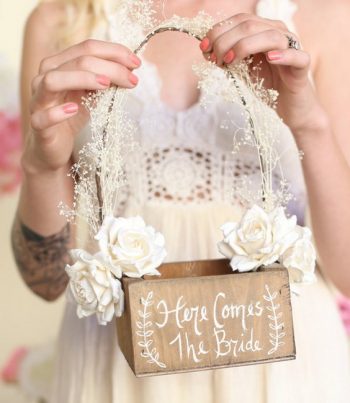 unique flower girl baskets ideas