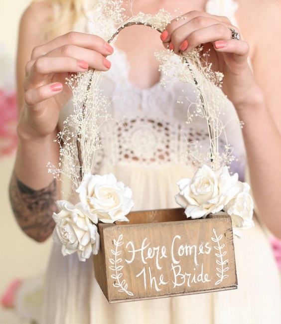 DIY Flower Girl Baskets Flower Girl Wedding