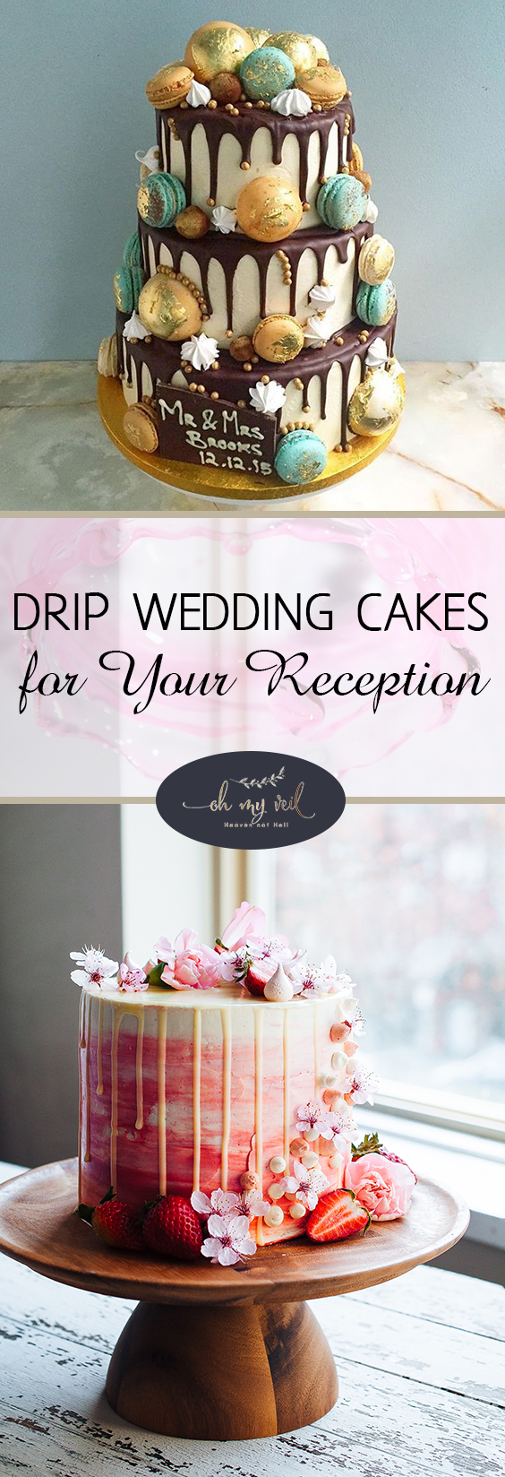 Drip Wedding Cakes for Your Reception| Wedding Cakes Simple, Simple Wedding Cakes, Wedding Reception Ideas, Wedding Reception Simple, Drip Wedding Cakes, DIY Drip Wedding Cakes, Popular Pin