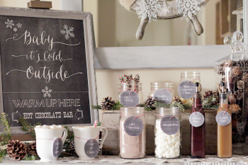 Winter Wedding Hot Cocoa Bar | Hot Cocoa Bar | Hot Cocoa Bar Ideas | Winter Wedding Hot Cocoa Bar Ideas | Winter Wedding Planning | Winter Wedding Ideas