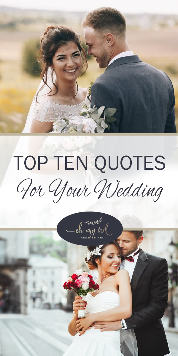 Top Ten Quotes For Your Wedding - The Perfect Addition To Your Decor