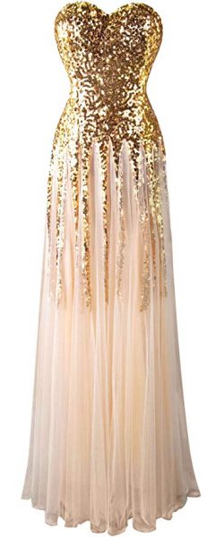 Gold wedding dresses