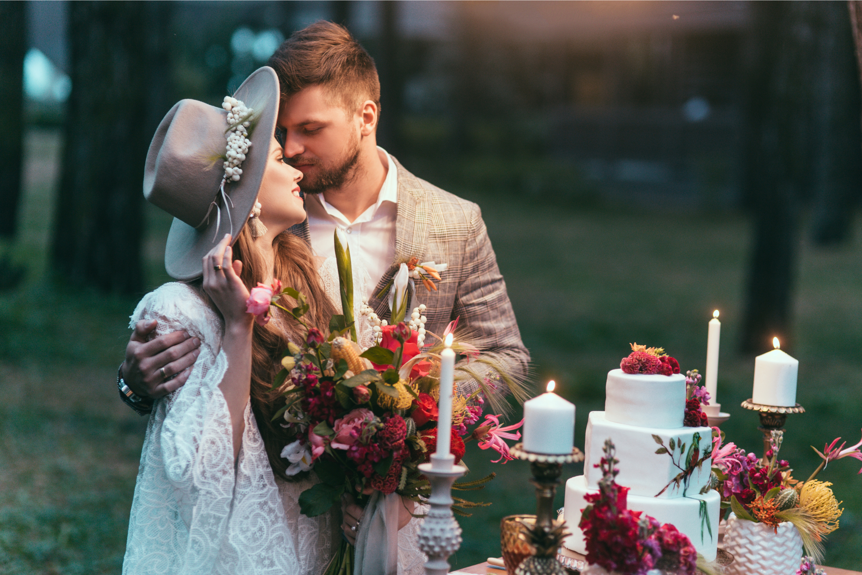 Should you wear a hat to store a wedding