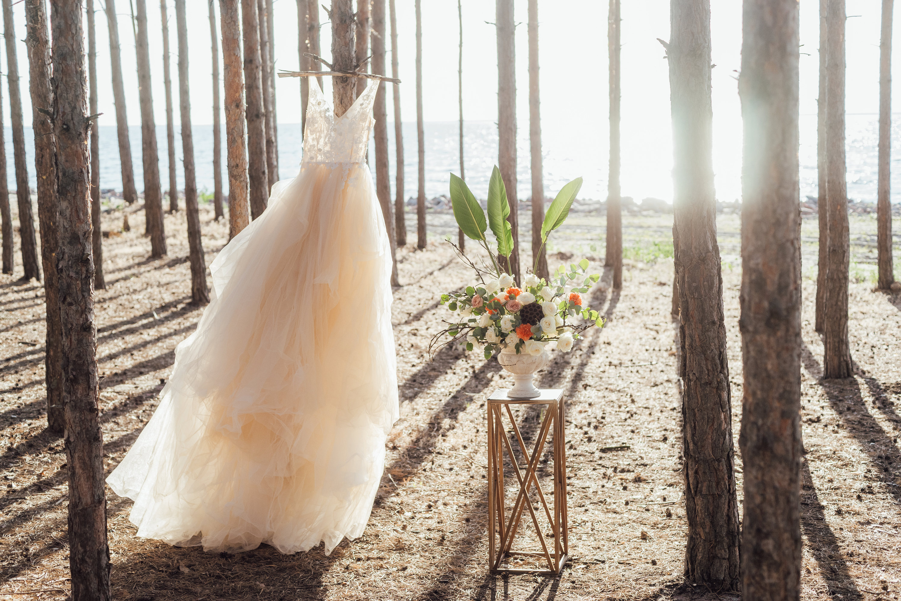 If you're planning a Spring wedding, make sure you look at Spring wedding dresses! Airy and flowy dresses always complement Spring time with their effortlessness. 