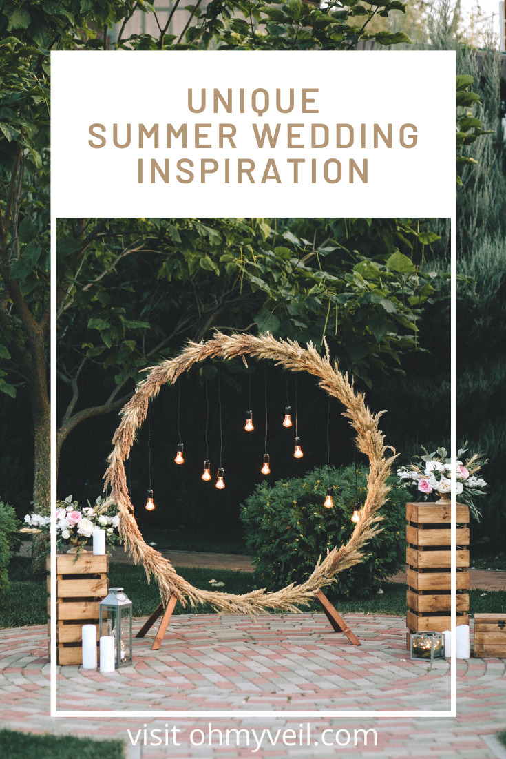 Ohmyveil.com is the ultimate wedding resource for any bride-to-be. Find inspiration for weddings no matter what time of year! Check out these incredible summer wedding ideas before your big day!