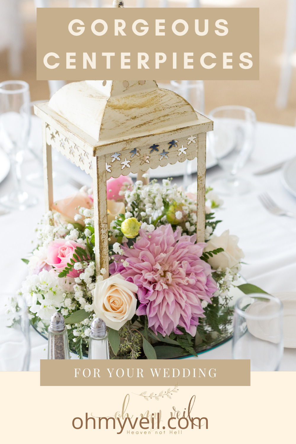 Ohmyveil.com has all the best original ideas for a perfect wedding day! Make sure you get every detail right for your big day. These incredible centerpieces are sure to tie your wedding decor together perfectly!